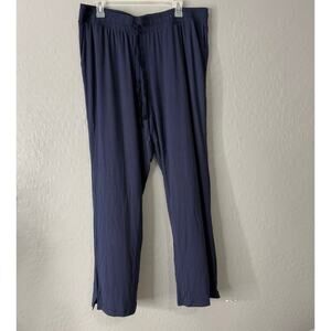Gap Maternity Smoked Waist Pants, Navy Blue, L